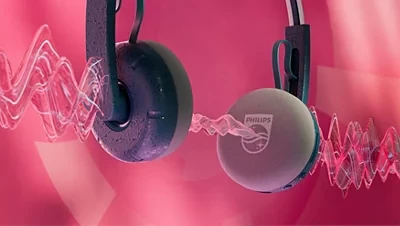 Ausinės Philips TAH2000, Juodos spalvos aprašymas - Prekės nuotrauka