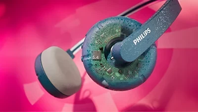 Ausinės Philips TAH2000, Juodos spalvos aprašymas - Prekės nuotrauka