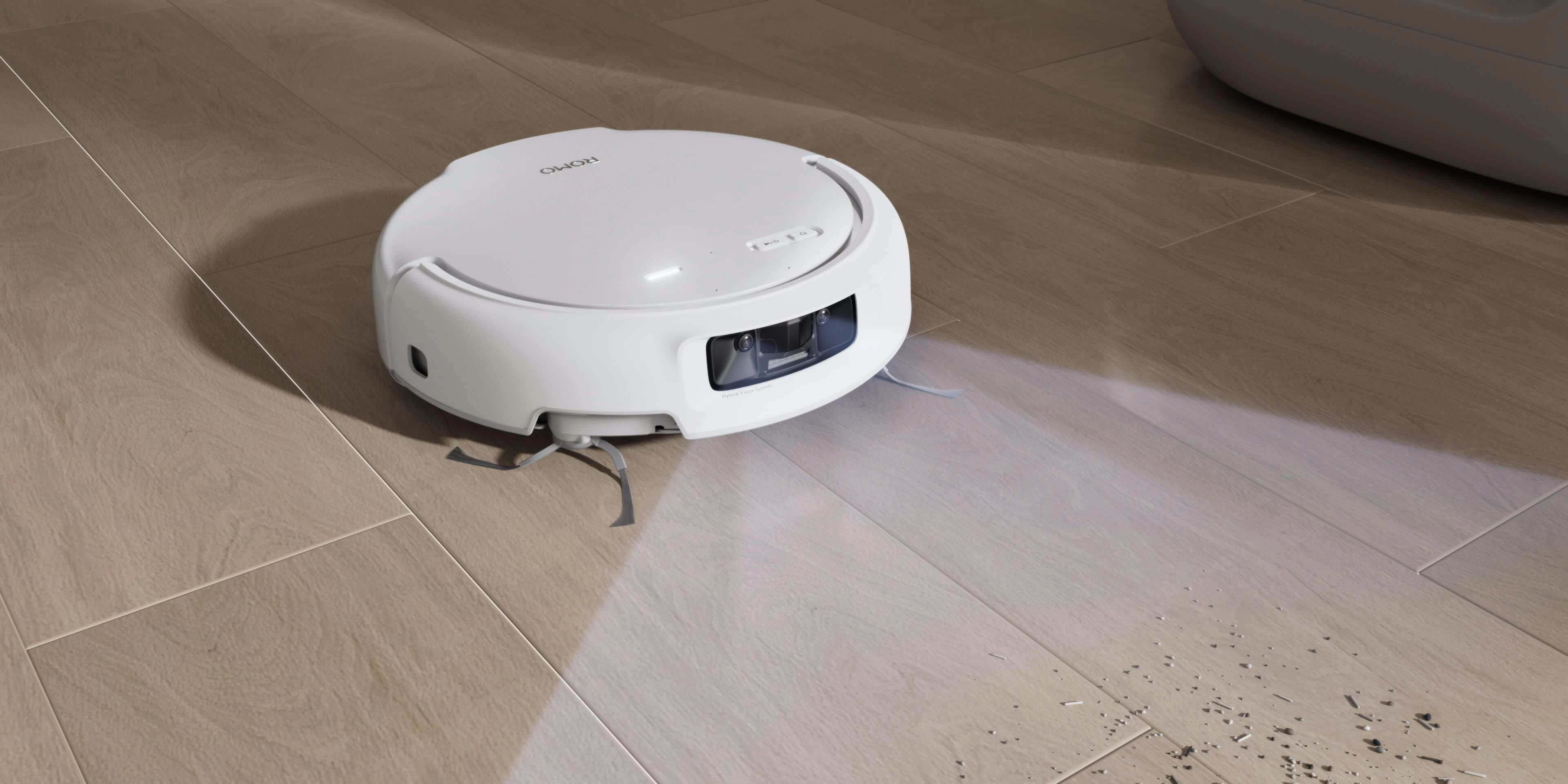 Plaunantis robotas siurblys su stotele DJI ROMO S I CP.CR.00000053.01 aprašymas - Prekės nuotrauka Plaunantis robotas siurblys su stotele DJI ROMO S I CP.CR.00000053.01 aprašymas - Prekės nuotrauka