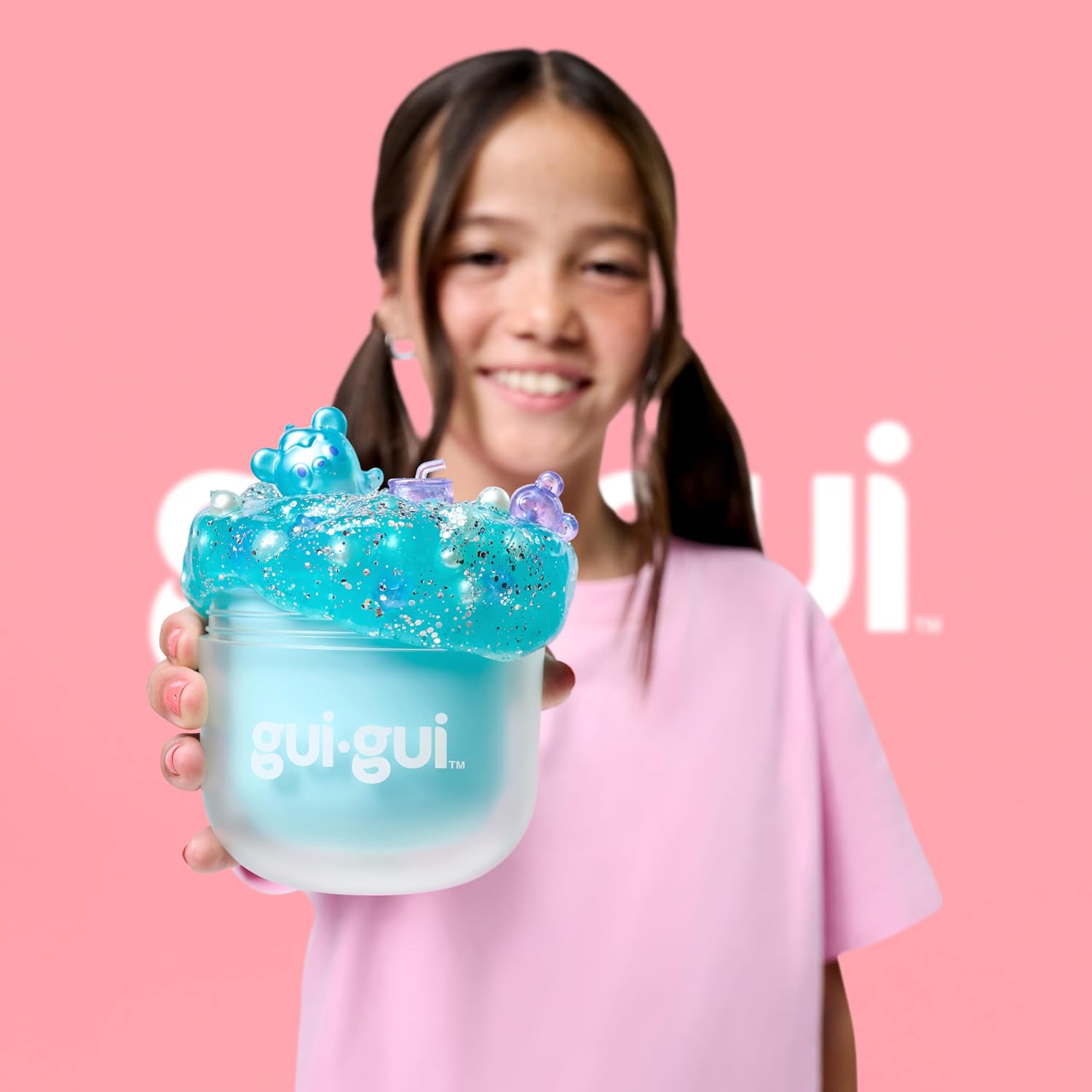 Gui Gui Kūrybinis gleivių rinkinys DELUXE Shimmer Slime, 2vnt aprašymas - Prekės nuotrauka