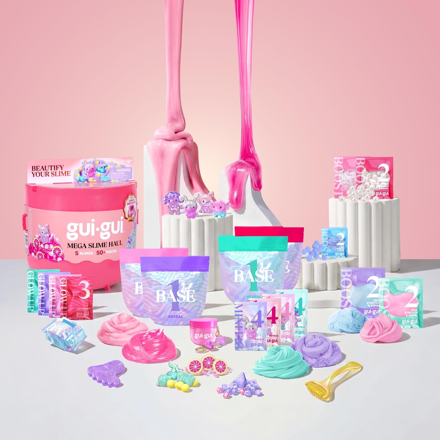 Moose Toys Gui Gui Kūrybinis gleivių rinkinys „Mega gleivės“ aprašymas - Prekės nuotrauka