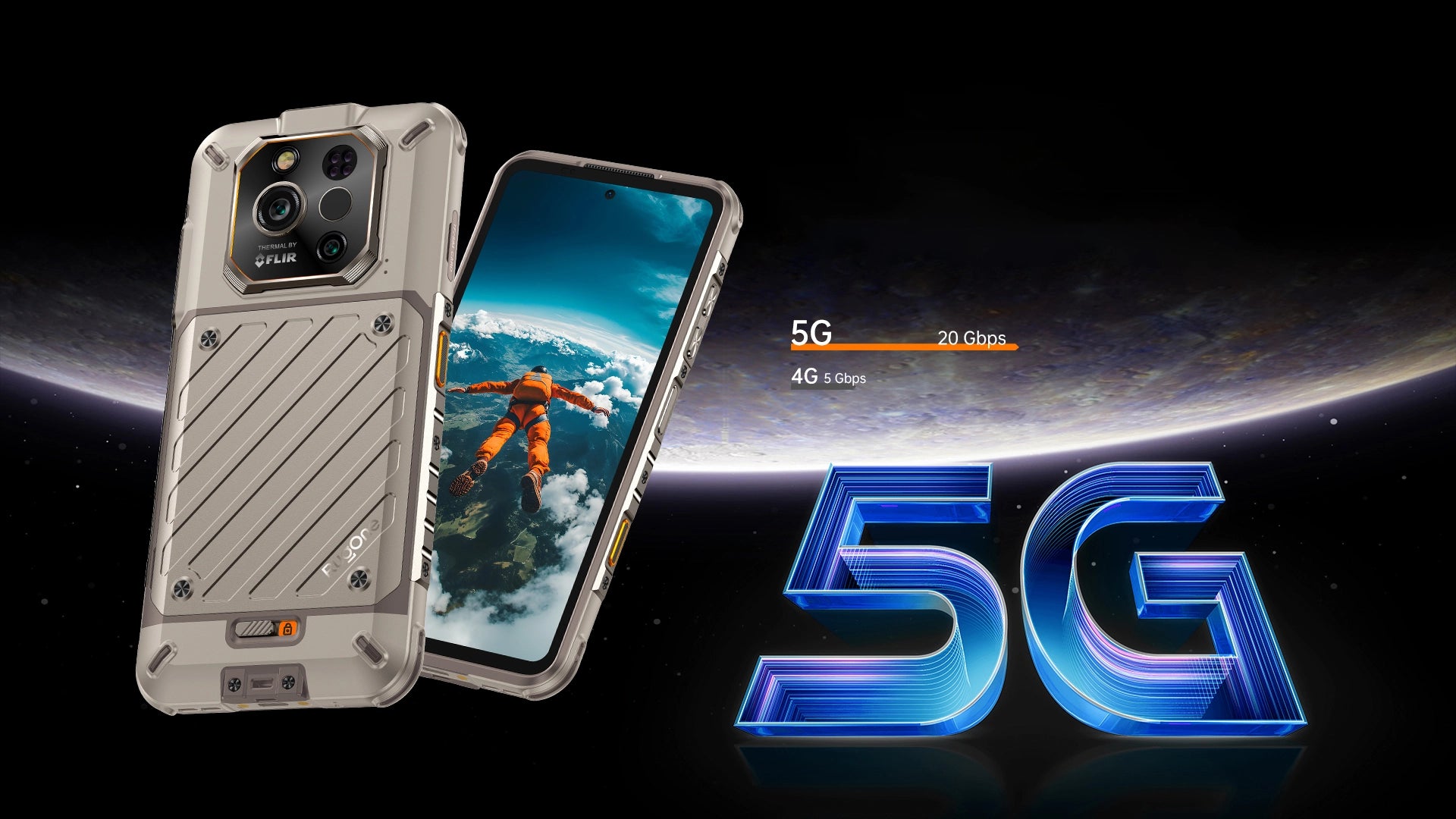 Išmanusis telefonas UleFone RugOne Xever 7 Pro 5G, 12 GB / 512 GB, 6,67