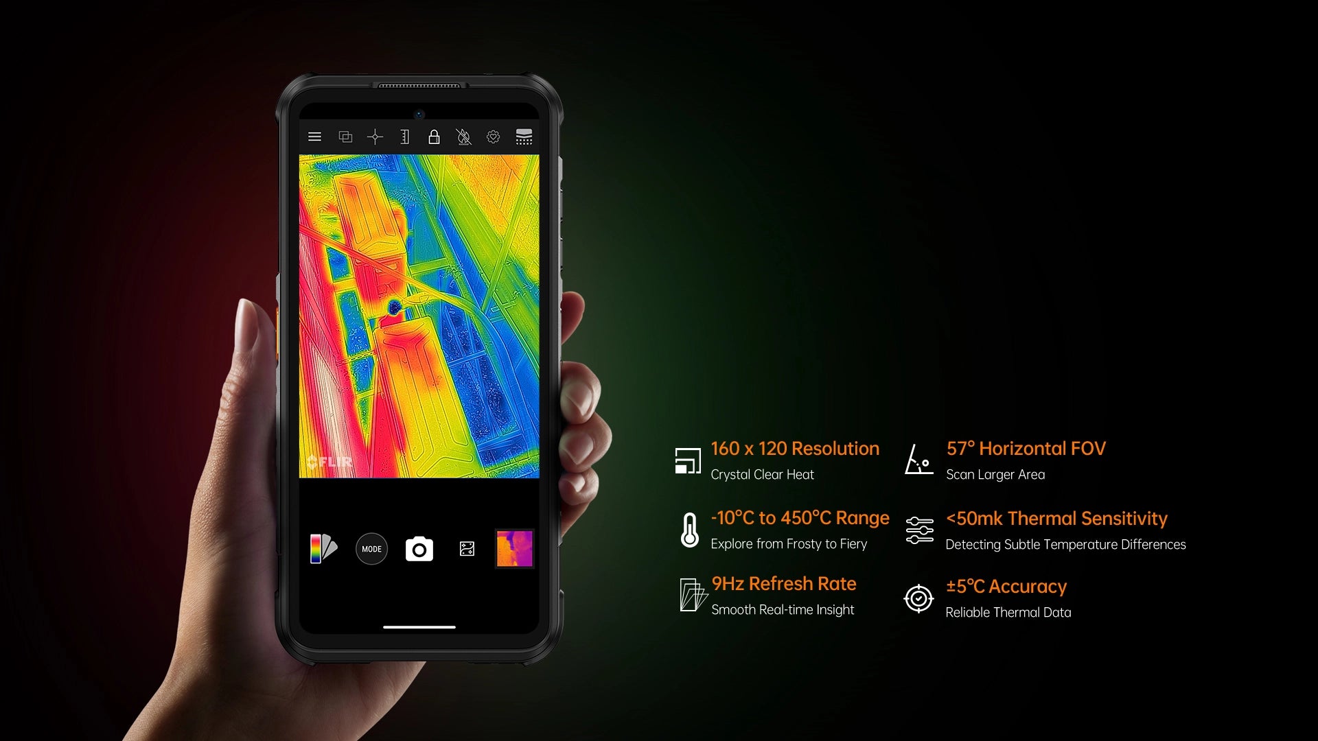 Išmanusis telefonas UleFone RugOne Xever 7 Pro 5G, 12 GB / 512 GB, 6,67