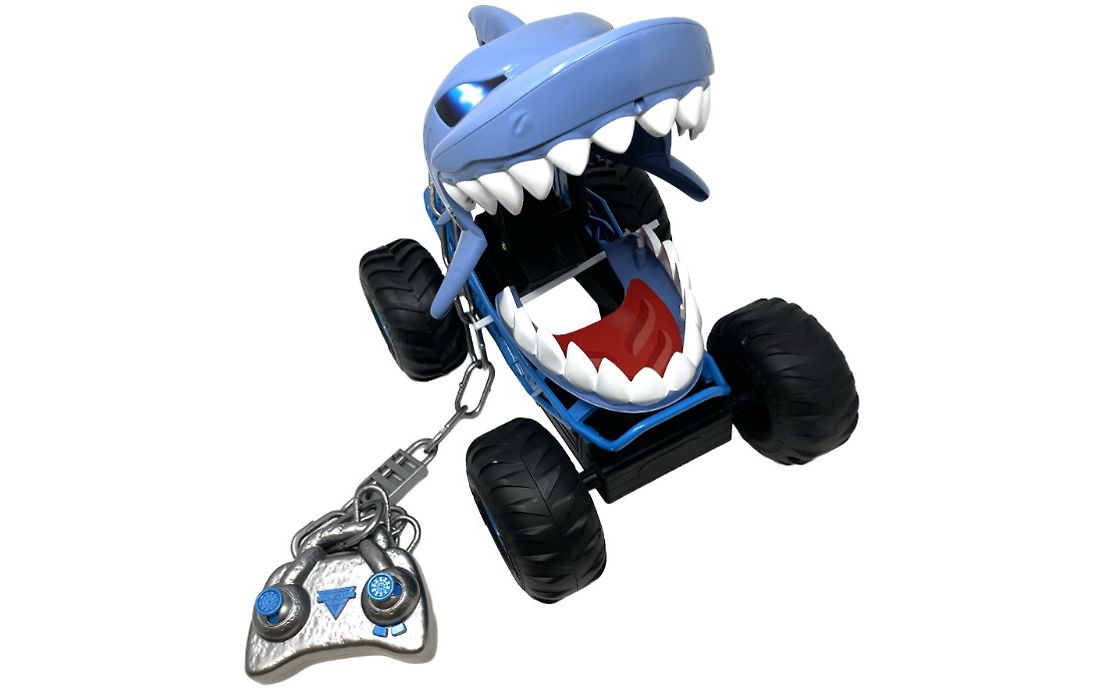 MONSTER JAM RC automobilis „Megalodonas“, 1:15 aprašymas - Prekės nuotrauka