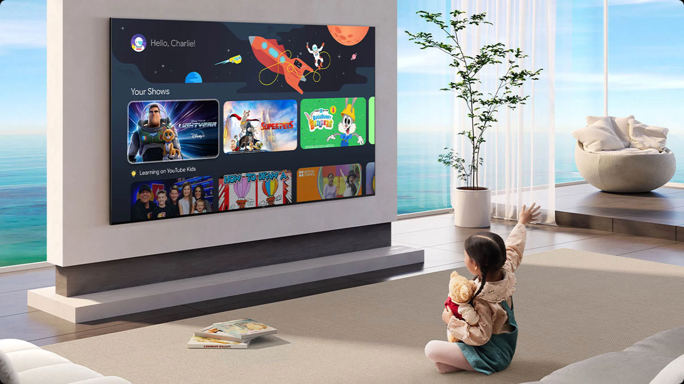 Televizorius TCL 75 C6K Pro – 4K QD Mini-LED Google TV aprašymas - Prekės nuotrauka