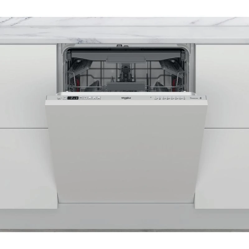 Whirlpool Įmontuojama indaplovė, sidabro spalvos, pilno dydžio (WIC 3C34 PFE S) aprašymas - Prekės nuotrauka