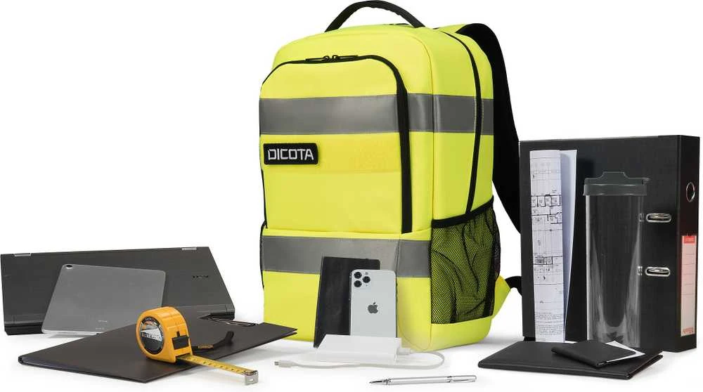 DICOTA kuprinė HI-VIS Base 24 litrai geltona