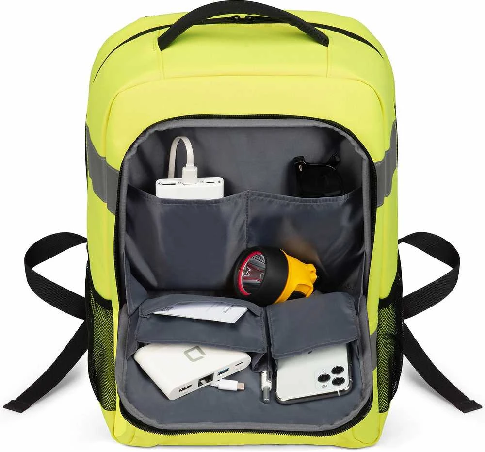 DICOTA kuprinė HI-VIS Base 24 litrai geltona