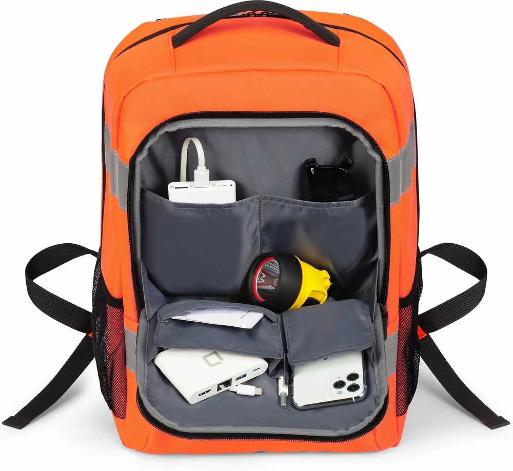 DICOTA Backpack HI-VIS Base 24 litre oranžinis