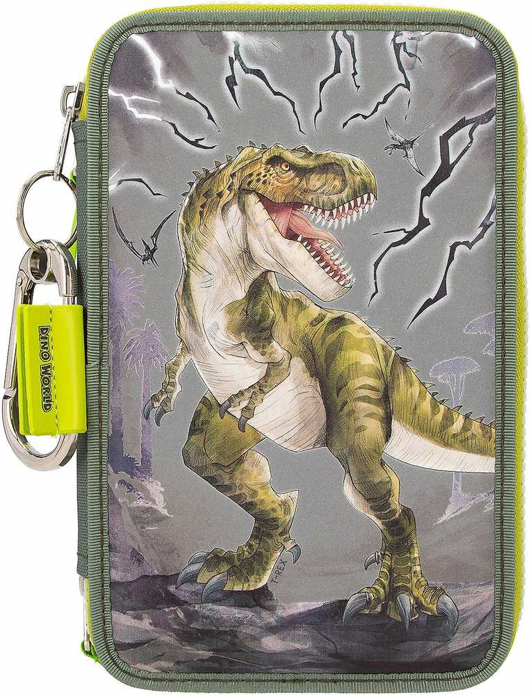 Depesche Top Model 11758 Dino World Reflector rašinėlių dėklas su priedais