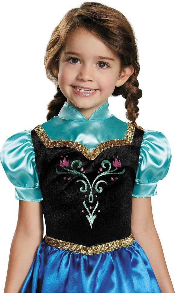 Disguise Disney Frozen Anna Frozen princesės karnavalinis kostiumas 110-122 cm (4-6 metai)