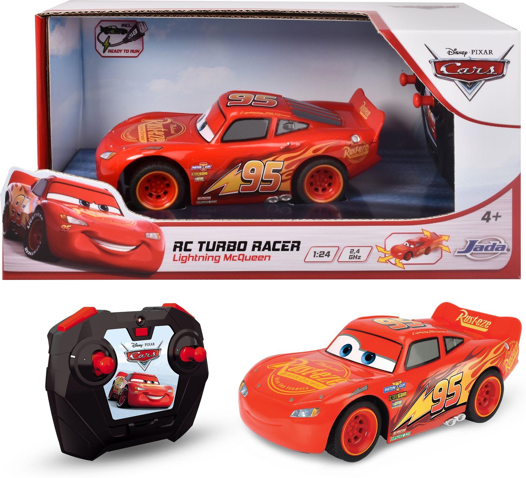 Dickie „Disney Disney Cars Zigzag McQueen Cars Turbo RC nuotolinio valdymo pultas“