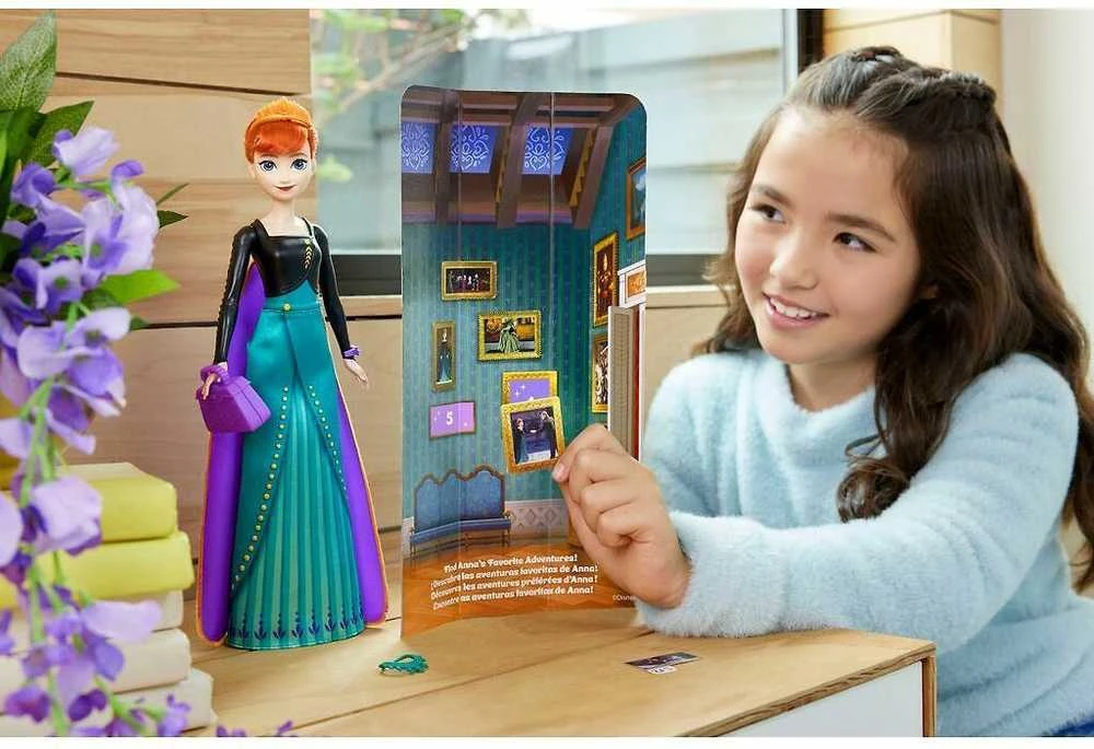 Lelė Mattel „Disney Frozen Spin & Reveal“ Anos siurprizų rinkinys