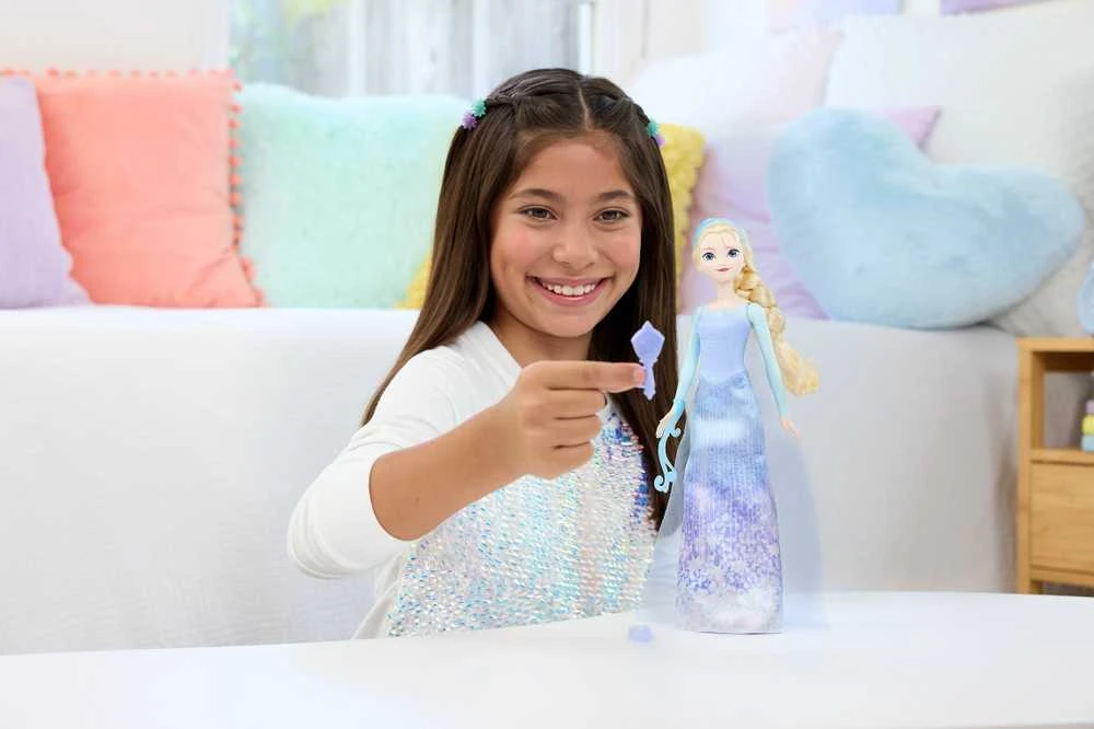 Mattel DISNEY FROZEN SPIN and REVEAL Elzos siurprizų rinkinys (JBG59)