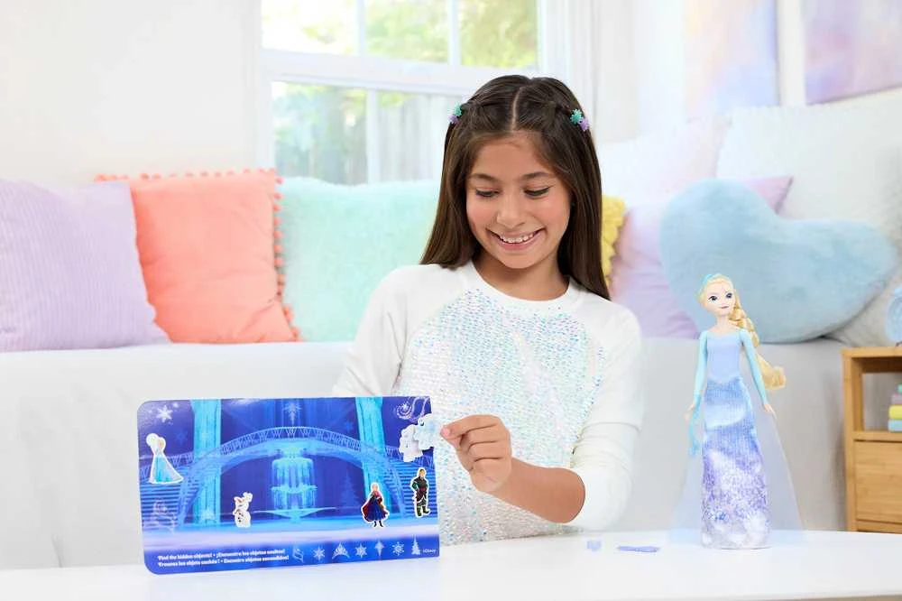 Mattel DISNEY FROZEN SPIN and REVEAL Elzos siurprizų rinkinys (JBG59)
