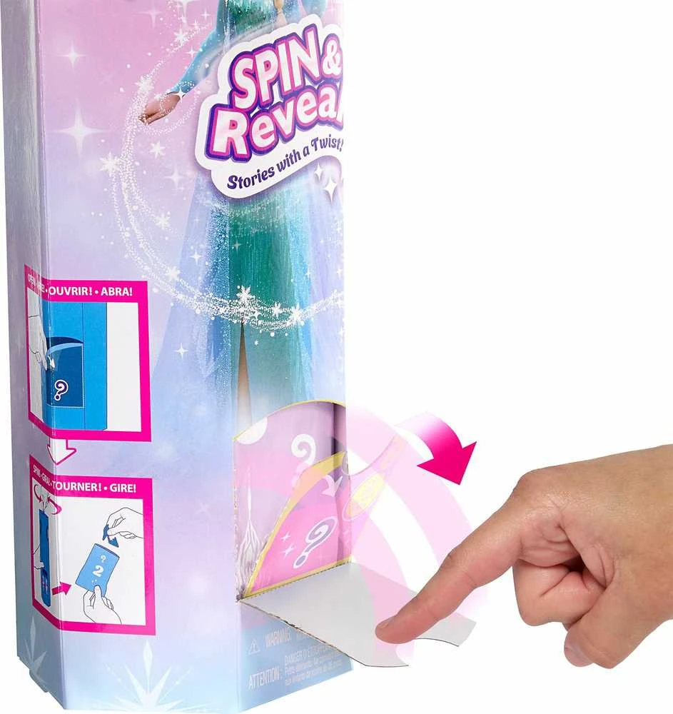 Mattel DISNEY FROZEN SPIN and REVEAL Elzos siurprizų rinkinys (JBG59)