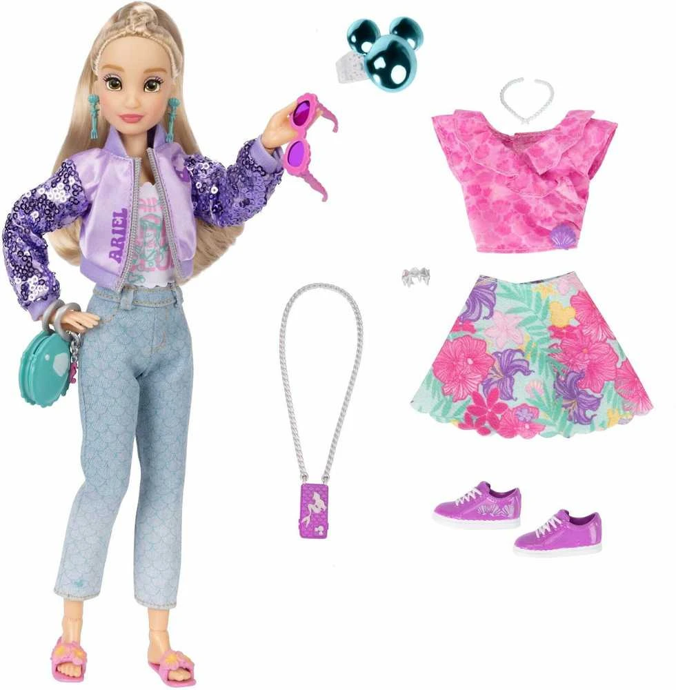 Jakks Pacific „Disney ILY 4ever“ madingas lėlės rinkinys su Arielės undinėlės motyvu ir aksesuarais, 30 cm
