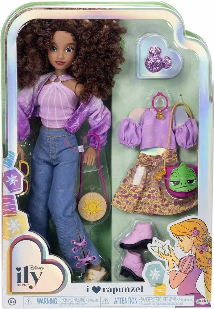 Jakks Pacific Disney ILY 4ever mados lėlė su Rapunzel motyvu ir aksesuarų rinkiniu 30 cm