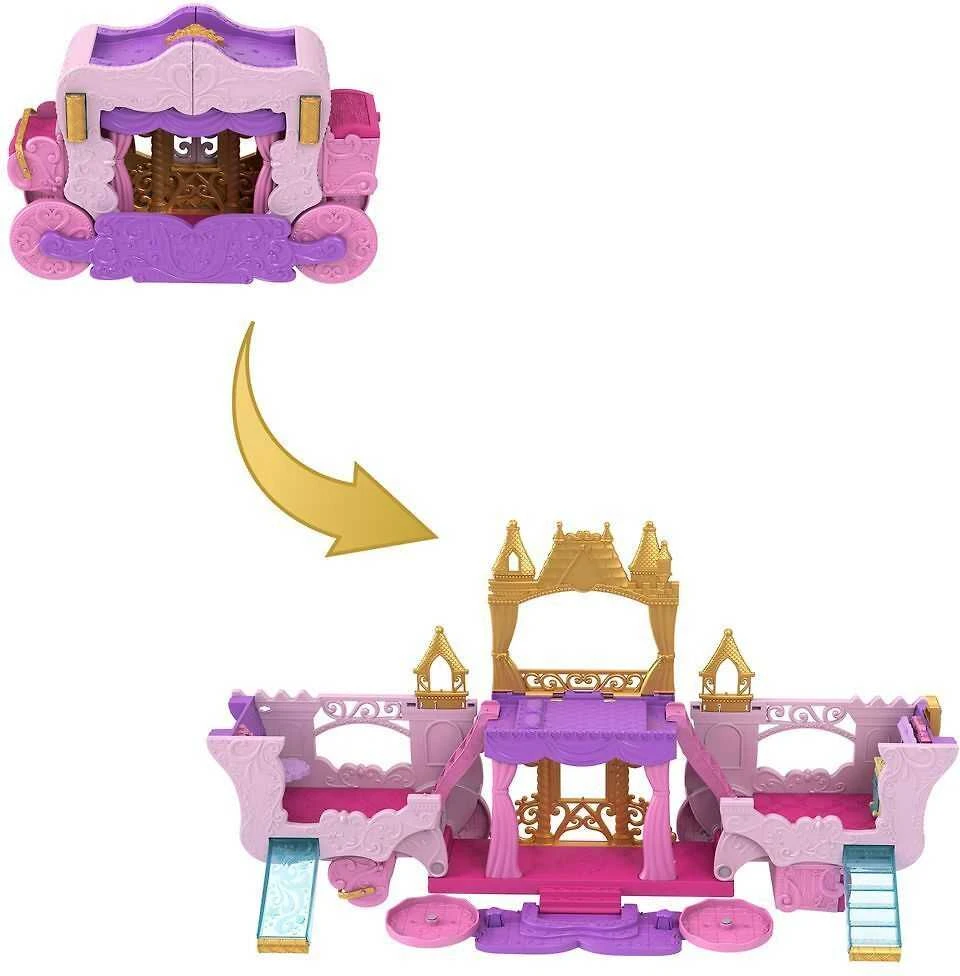 Mattel Disney Princess. Rinkinys 2w1 Karoca i Zamek HWX17