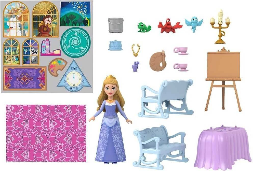 Mattel Disney Princess. Rinkinys 2w1 Karoca i Zamek HWX17