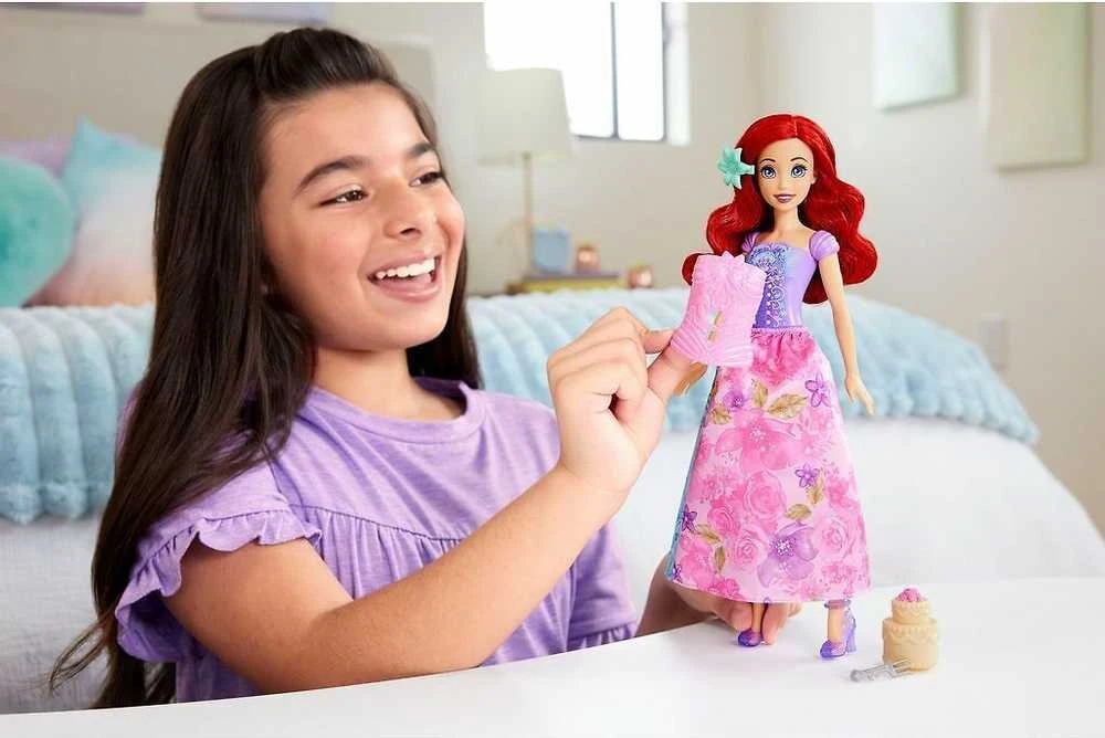Mattel DISNEY PRINCESS SPIN and REVEAL Arielės siurprizų rinkinys (HTV88)