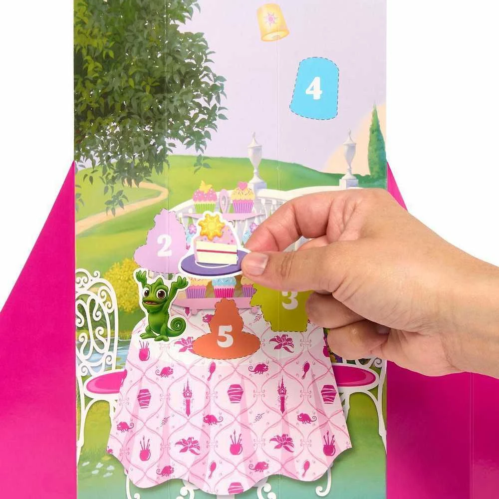 Mattel DISNEY PRINCESS SPIN and REVEAL Auksaplaukės siurprizų rinkinys (HTV86)