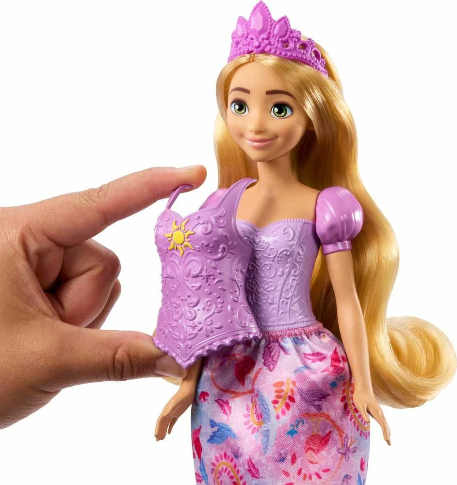 Mattel Lėlė Disney princesė Roszpunka 2in1 su aksesuarais
