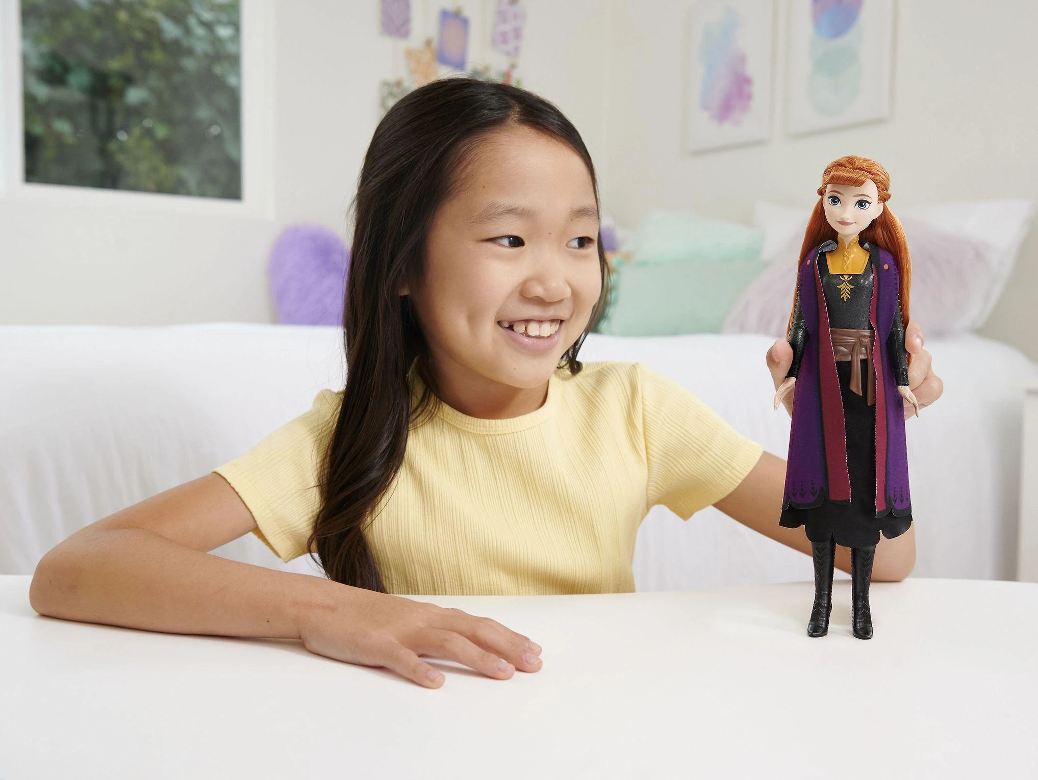 Mattel DISNEY FROZEN lėlė Ana (2 filmo dalies įkvėpta išvaizda) (HLW50)