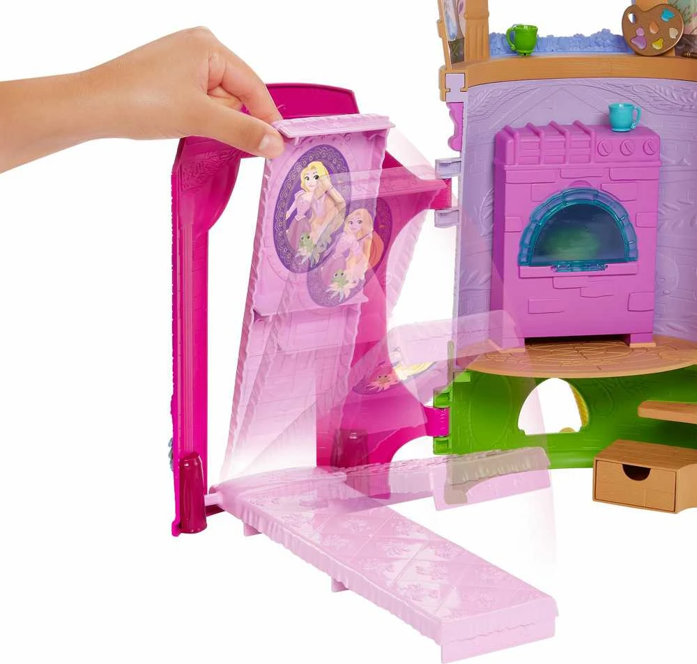 DISNEY PRINCESS Lėlės Auksaplaukės ir bokšto rinkinys