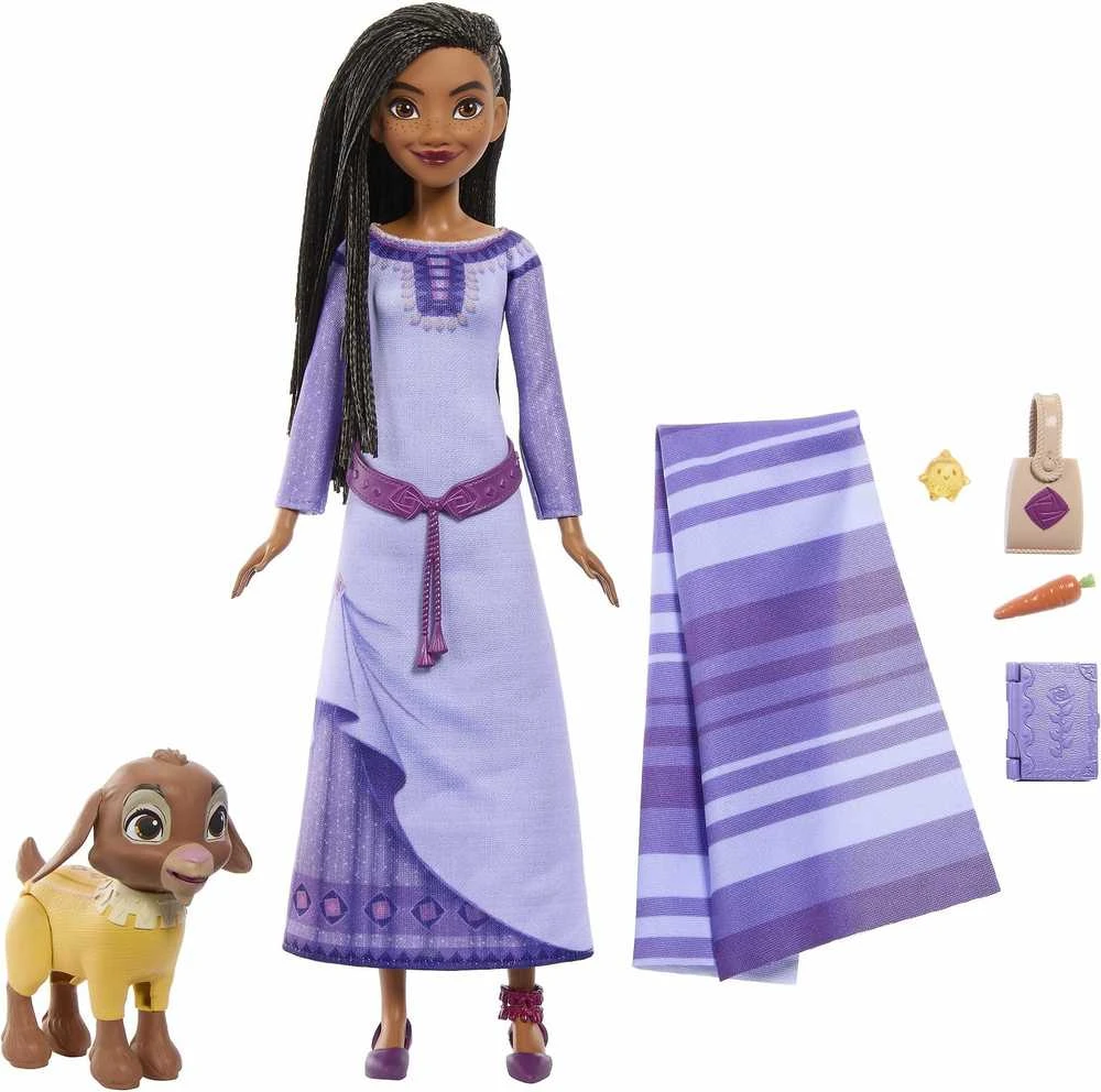 Mattel „Disney Wish“ lėlės Ashos ir jos draugo rinkinys