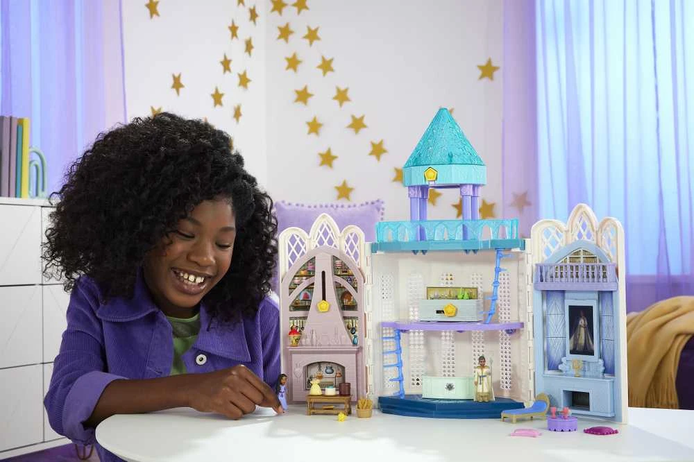 Mattel „Disney Wish“ – Rosos pilies lėlių namelio rinkinys (HPX38)