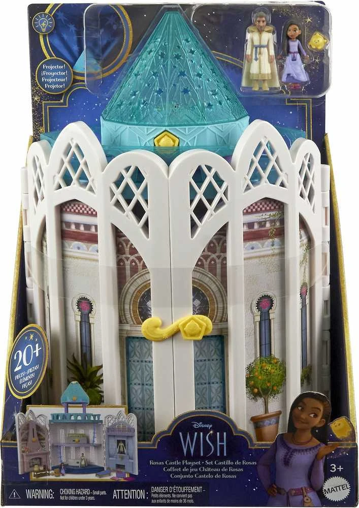 Mattel „Disney Wish“ – Rosos pilies lėlių namelio rinkinys (HPX38)