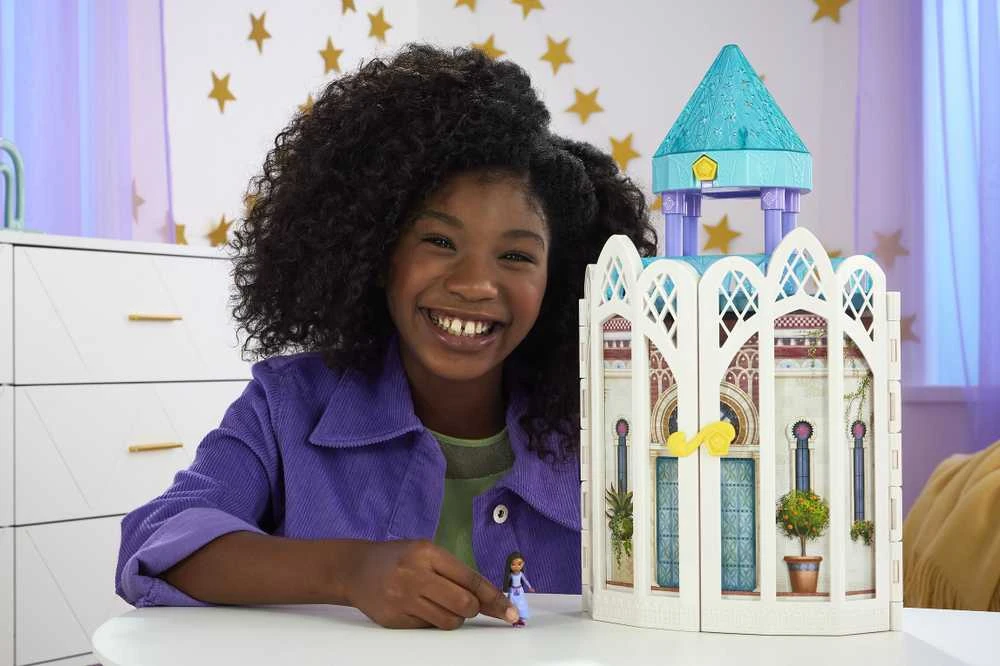 Mattel „Disney Wish“ – Rosos pilies lėlių namelio rinkinys (HPX38)