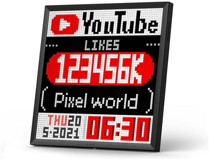 Divoom Pixoo 64 II Pixel Art Cloud Frame LED-näyttö