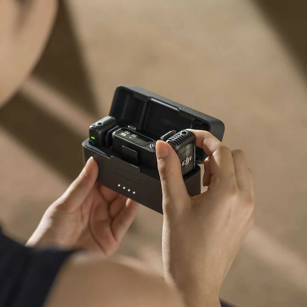 DJI Mic 2 (2 TX + 1 RX + įkrovimo dėklas) (CE) Mikrofonas