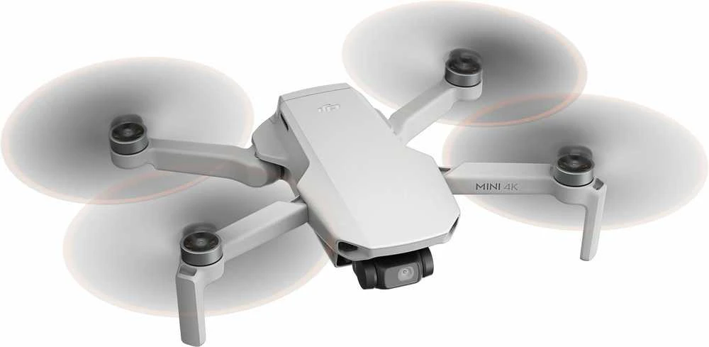 Dronas DJI Mini 4K su RC-N1C valdymo pultu