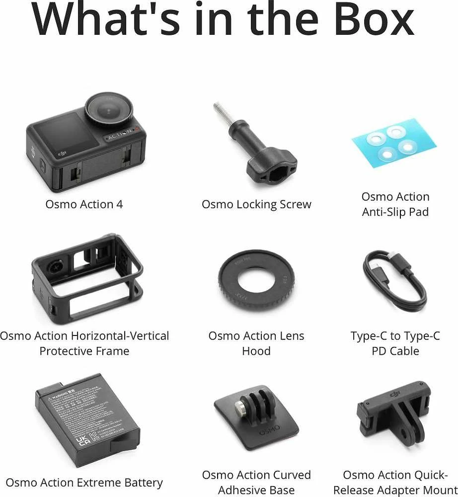 DJI Osmo Action 4 veiksmo kamera / Standard Combo