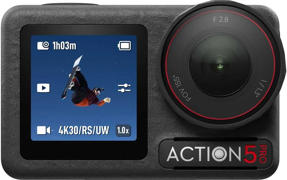 DJI Osmo Action 5 Pro standartinis derinys