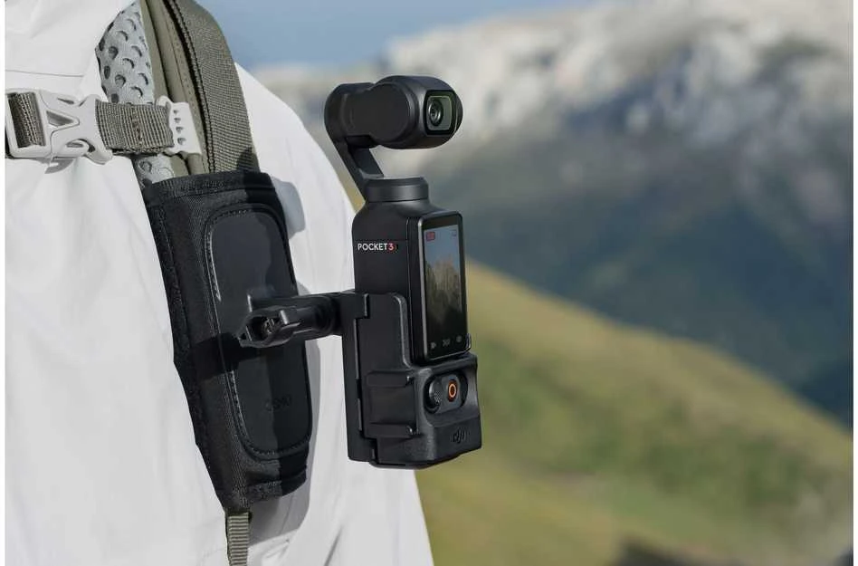 DJI Osmo Pocket 3 adapteris ant kuprinės