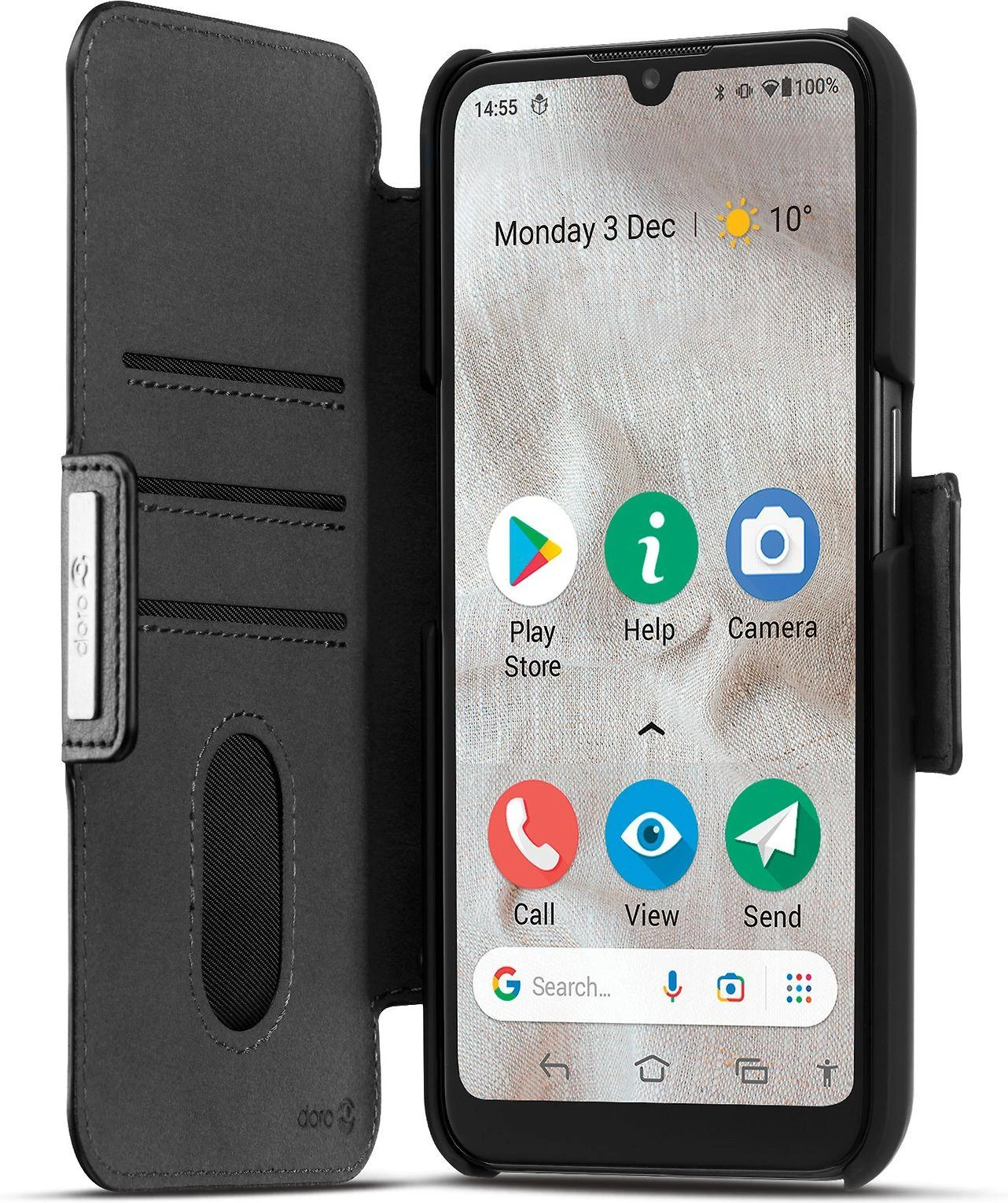 Doro PhoneEasy 312cs, Analoginis telefonas, Laidinis ragelis, Garsiakalbis, 30 įrašų, Skambintojo ID, Balta