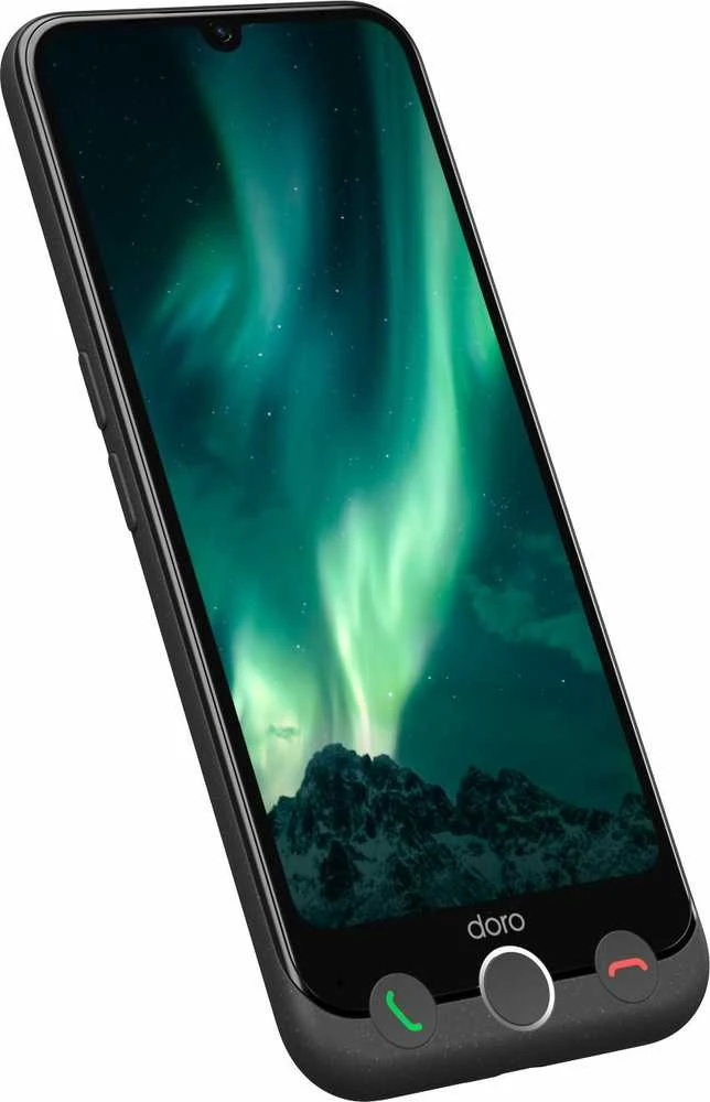 Doro Aurora 31, 15,5 cm (6,1 colio), 6 GB, 28 GB, 50 MP, Android 14, grafitas