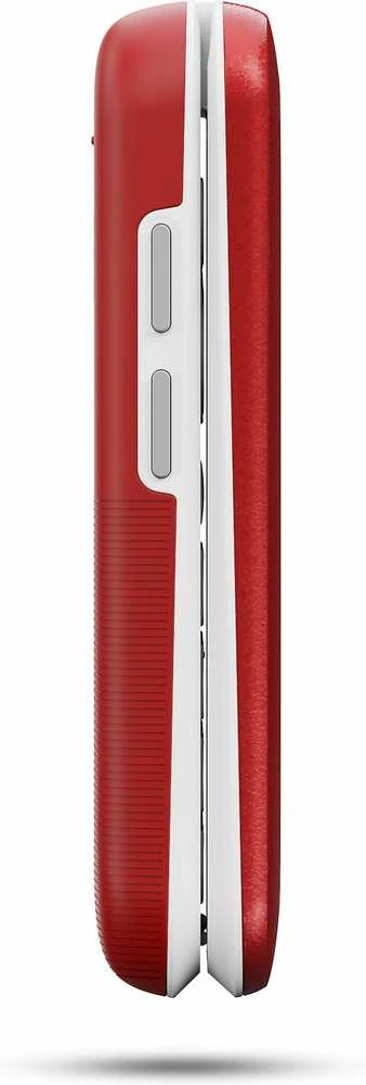 Doro Leva L21, Clamshell, Single SIM, 7.11 cm (2.8"), 2 MP, 1150 mAh, Raudona, Baltas