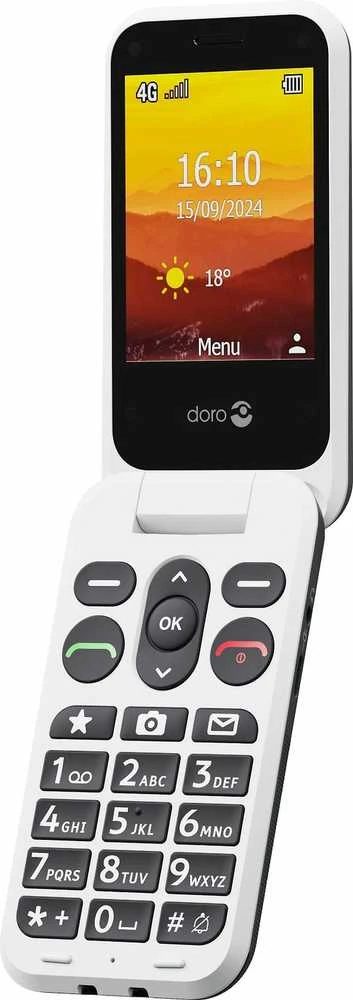 Doro Leva L31 basic phone, juodas / baltas