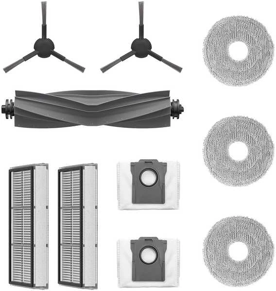 Priedų rinkinys dulkių siurbliams - robotams Dreame L10s pro Ultra/X30 Ultra/L30 Pro ULtra/L10s Ultra Gen2/E30 Ultra/L30s Ultra/L40 Ultra AE/L40 Ultra CE/D20 Ultra