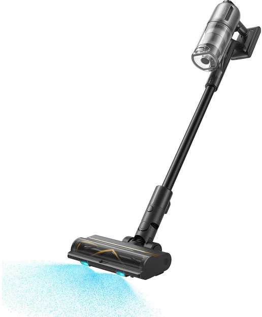 Dulkių siublys-šluota su plovimo funkcija Dreame Z30 AquaCycle, Juodas