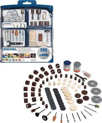 Dremel daugiafunkcinių priedų rinkinys 150 vnt.