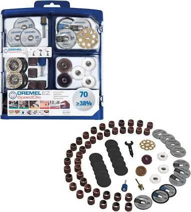 Dremel 70 dalių EZ SpeedClic priedų rinkinys