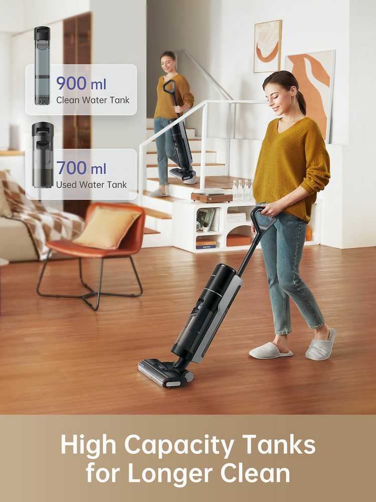 Drėgno plovimo siurblys Dreame H12 Pro, Baltas