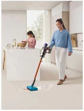 Dyson V10 Submarine 2-in-1 Laidinė Dulkių Siurblys Baterijomis Sausas & Šlapias Be Maišelio 0.76 L Varis, Pilkas