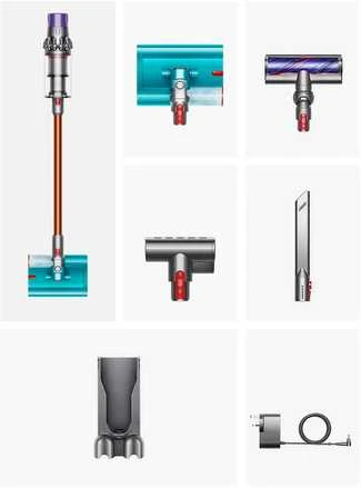 Dyson V10 Submarine 2-in-1 Laidinė Dulkių Siurblys Baterijomis Sausas & Šlapias Be Maišelio 0.76 L Varis, Pilkas